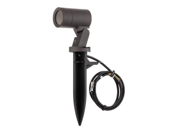 Arcchio Hemmani buitenlamp (modern) in zwart aluminium (1 lamp, GU10), lamp op grondpen