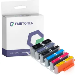 6er Multipack Set kompatibel für Canon PGI-580 CLI-581 XXL Druckerpatronen