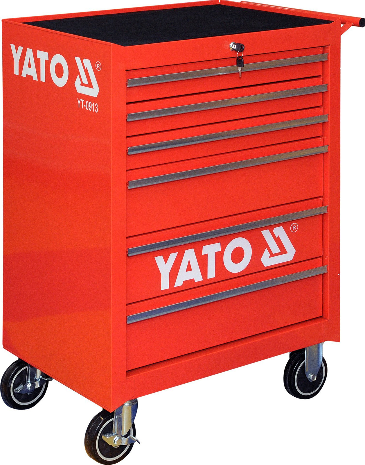 Yato YT-0913 Rood Stalen Handkar met 2 wielen, Draagvermogen 300 kg