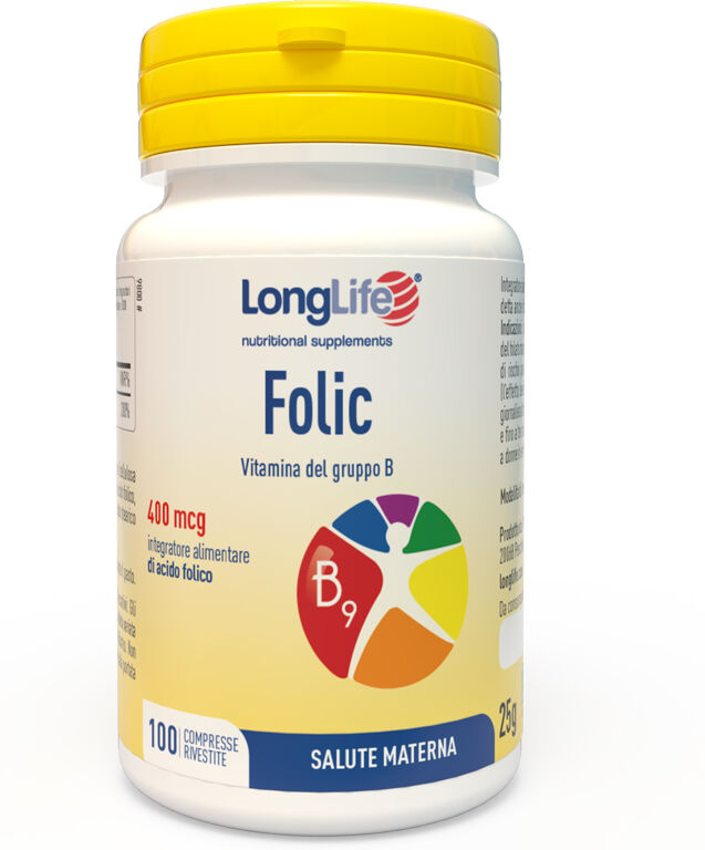 LONGLIFE Srl LongLife, Folic, 100 compresse