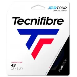 Tennissaite - Tecnifibre - 4S - 12 m - Schwarz