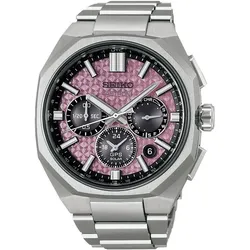 Seiko Astron GPS Solar 2026 Limited Edition Crystal Pink, Limitiert auf 1200 Stück Herrenuhr HAB006J1