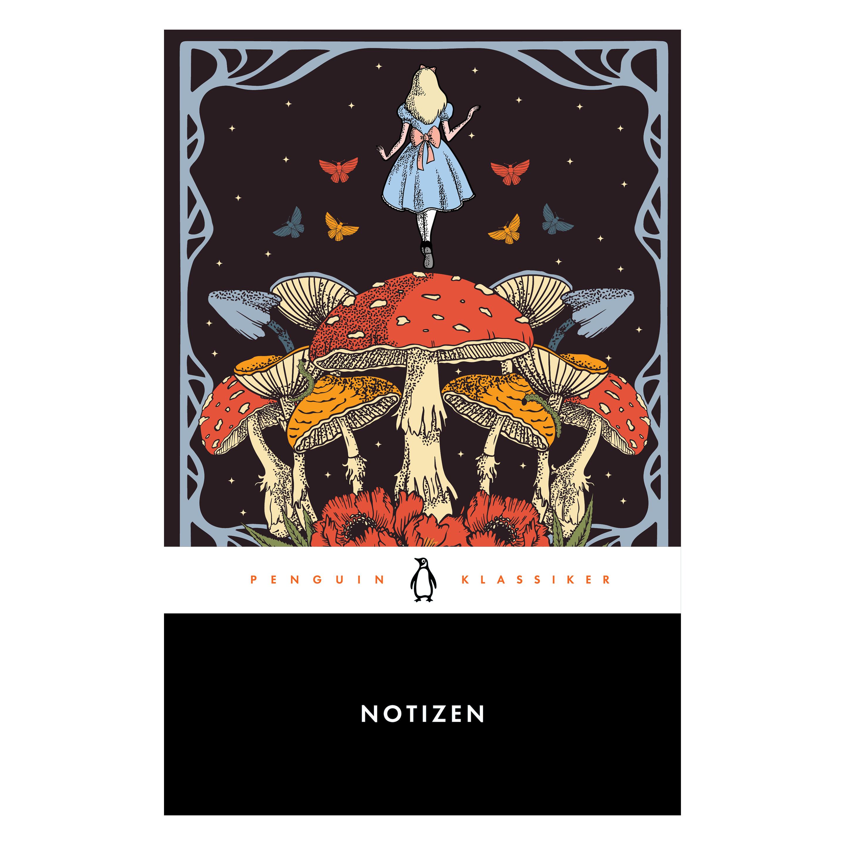 Penguin Notizen. Klassiker Notizbuch - Alice i... (A6, Blanko, Weicher Einband) (69731382)