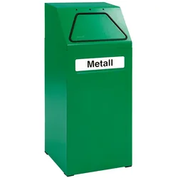 stumpf Abfalltrennung 65, RAL 6024/6024, verz. Innenbehälter, 65 Liter