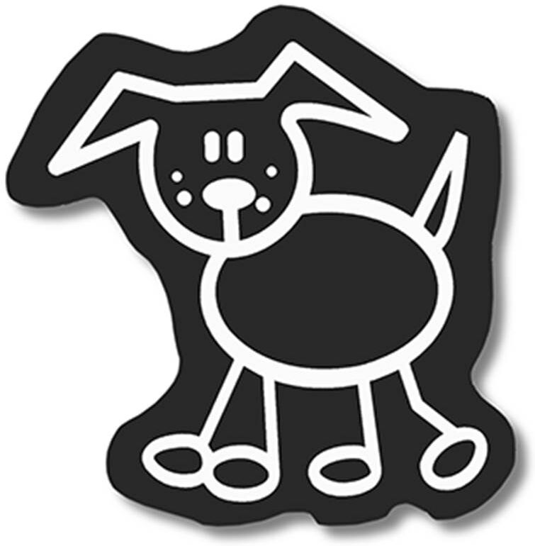 Family Stickers Autocolante para cães
