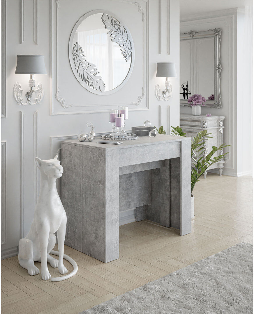 Ebern Designs Einberger Console Table Concrete