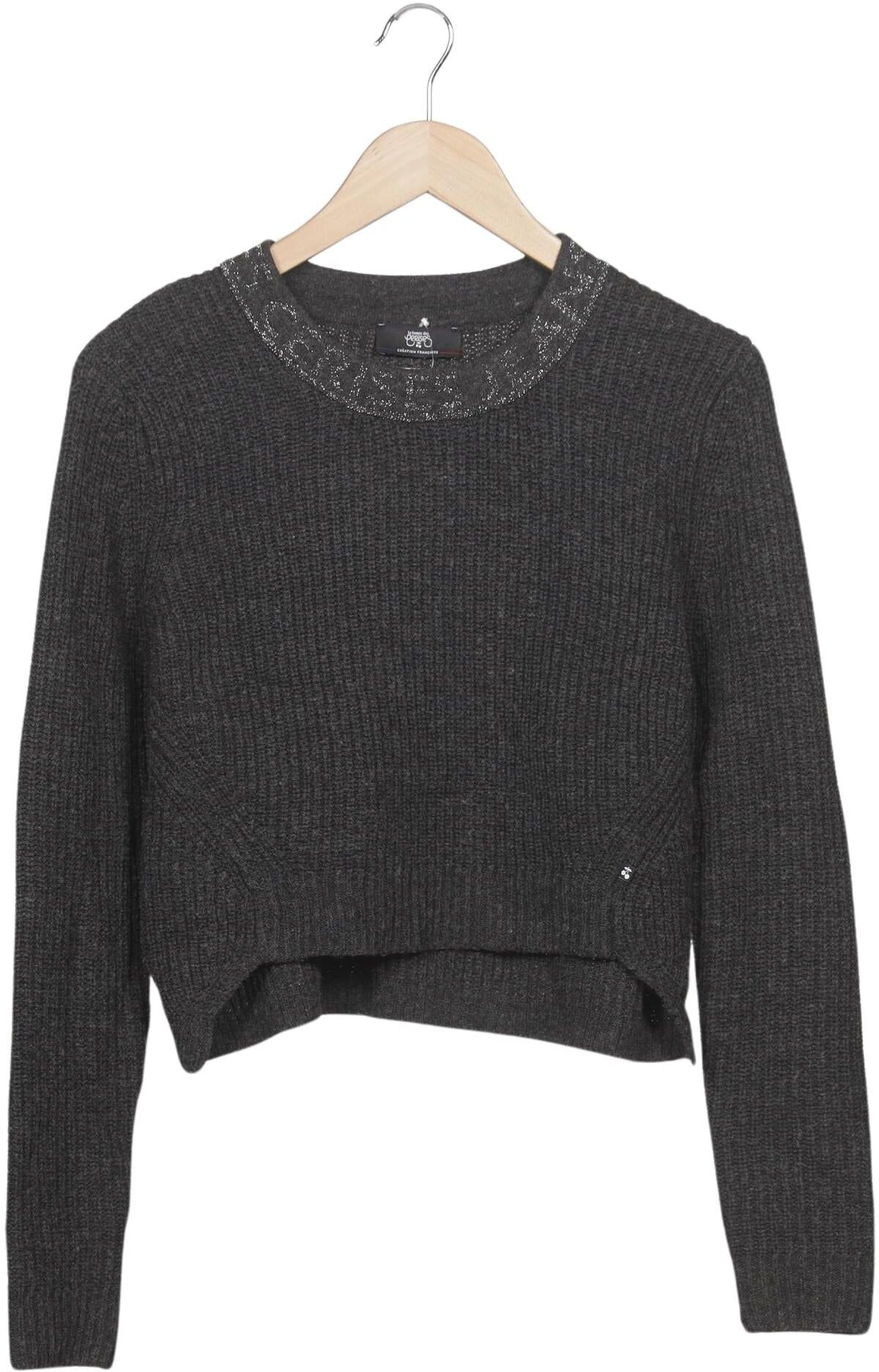le temps des cerises Damen Pullover, Grau, Gr. S, Synthetik - Second Hand