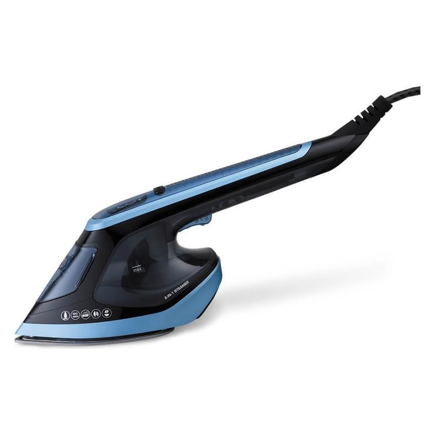 Maestro MR-315C Kleidungsdampfglätter Tragbare Dampfbürste 0 18 l 1800 W Schwarz Blau (1800 W) (MR-315C)