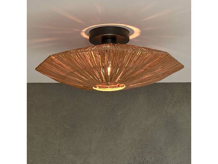 Deckenleuchte Panama Ø 65cm Braun/Braun Raffia Pflanzenfaser E27
