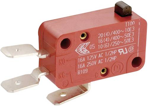 Marquardt 01006.1011-01 Mikroschalter 01006.1011-01 400 V/AC 10A 1 x Ein/(Ein) tastend 1St.