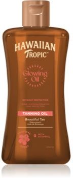 Hawaiian Tropic Glowing Oil Tanning óleo corporal prolongador de bronzeado 200 ml. Glowing Oil Tanning