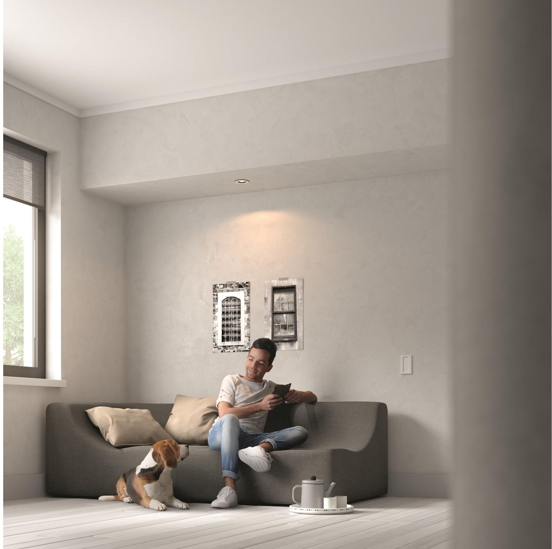 Philips HUE LED Deckenleuchte "Milliskin Rund", silber (silberfarben), Leuchten, LED Deckenleuchte silberfarben Einheitsgröße