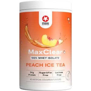 MaxiNutrition Proteinpulver MaxClear, 420g, 24g Protein je Portion (30g), Peach Ice Tea