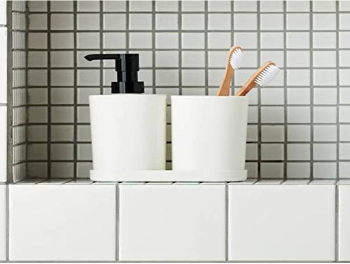 Ikea Storavan Ensemble de salle de bain 3 pièces Blanc Taille S