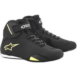 Alpinestars Sektor sportliche Motorradschuhe - schwarz-neongelb - 8 (40.5)