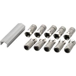 Conrad Components 742699 F-Stecker Anschlüsse: F-Stecker Kabel-Durchmesser: 7 mm 10 St.