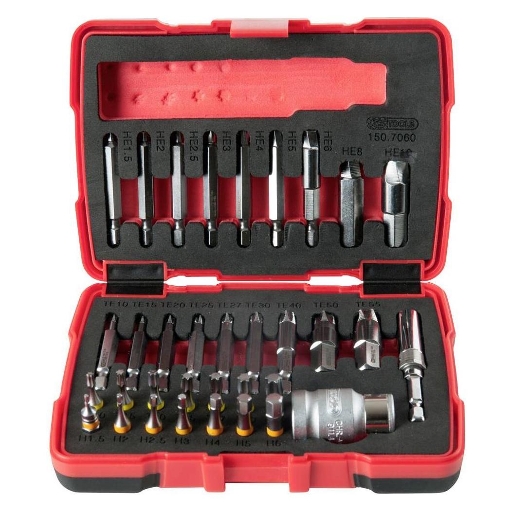 KS Tools Schrauben-Ausdreher-Satz (Innensechskant, TX) (1507060)