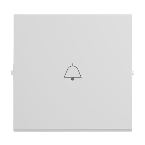 Legrand SEANO wip met belsymbool voor wisselschakelaar, knop en kruisschakelaar, schakelaarafdekking en wipplaat, ultrawit, 765112