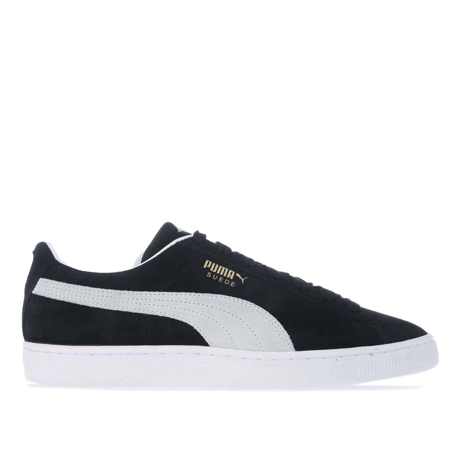 Puma Suede Classic XXI Damen Sneakers in Schwarz und Weiß