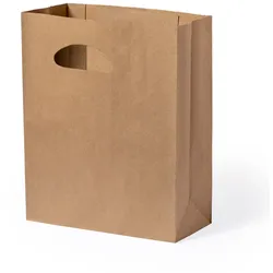 50x Leichte Papiertasche 22x27x11 cm