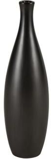 Elk Studio Elk Home Faye Black Finish Earthenware 4 Inch Wide Vase