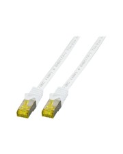 EFB Elektronik EFB-Elektronik Patch-Kabel RJ-45 M bis M 30 m SFTP CAT 7 Kabel / 6a Anschlüsse halogenfrei geformt weiß (MK7001.30W)