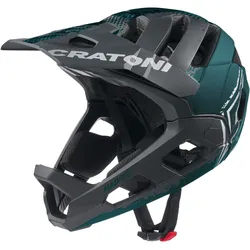 Cratoni Madroc Fullface Fahrradhelm - Enduro & Downhill - black-petrol matt