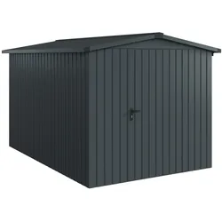 Hörmann Ecostar Metall-Gerätehaus "Euroline Trend" mit Satteldach ESD 7,anthrazitgrau,214 x 310 cm