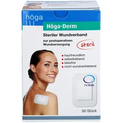 Höga, Pflaster, Hoega-Derm steriles Pflaster 100mmx70mm, 50 St PFL (50x)