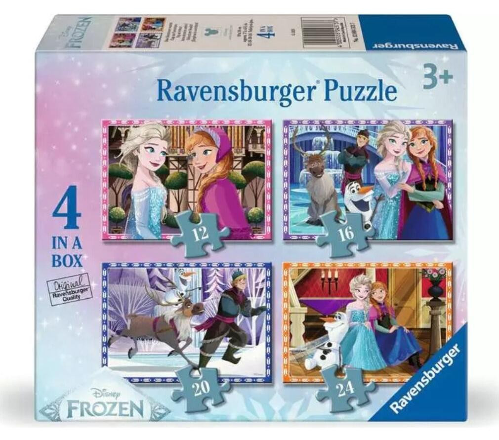 Ravensburger Puzzel IJskoningrijk 4-in-1 (12, 16, 20, 24 stukjes)