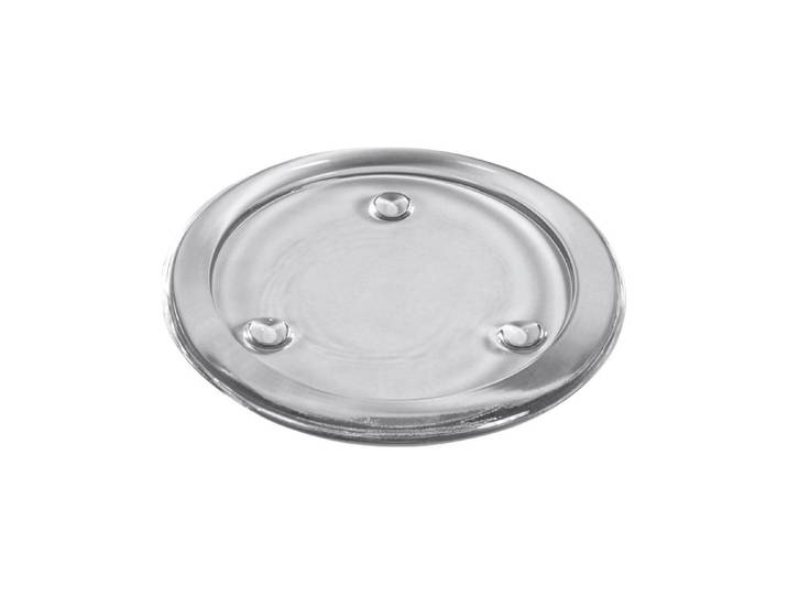 Glas-Untersetzer, 10cm ø, 0,7cm, innen ø7,5cm
