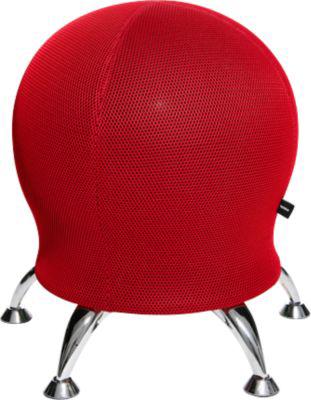 Hocker Sitness 5, mit integriertem Gymnastikball, belastbar bis 110 kg, rot