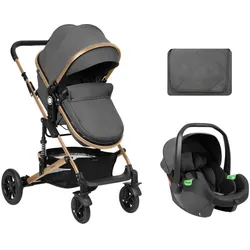 Kikkaboo, Kinderwagen, Kinderwagen 3 in 1 Amaia (0 Monate - 3 Jahre)