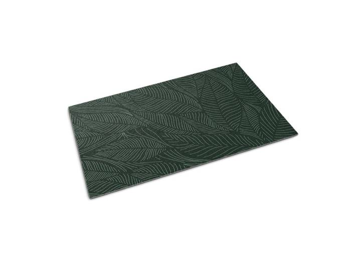 Tulup Fussmatte 90 x 60 cm Pflanzenmuster, Grün, 90x60 cm, Teppiche und Böden, Schmutzfangmatten, Fußmatten