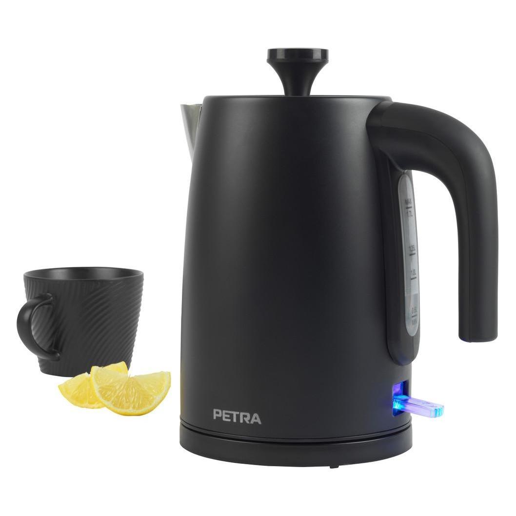 Petra PT5632MBLKVDE 3KW Kettle matte black (1.70 l) (PT5632MBLKVDE)