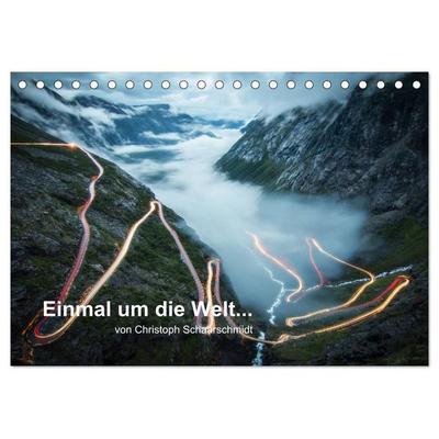 Einmal um die Welt... (Tischkalender 2027 DIN A5 quer), CALVENDO Monatskalender