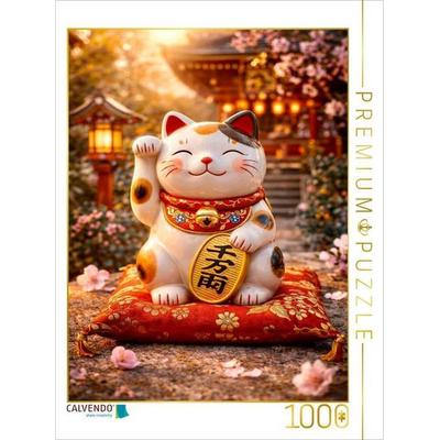 CALVENDO Puzzle Maneki-Neko | 1000 Teile Lege-Größe 64x48cm Foto-Puzzle für glückliche Stunden