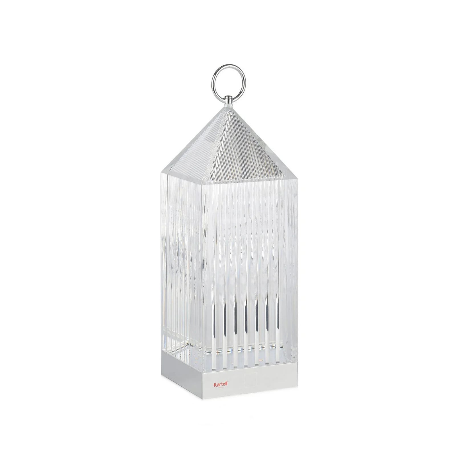 Kartell Lantern Portable tafellamp V2 Crystal - Transparant - LED - Oplaadbaar