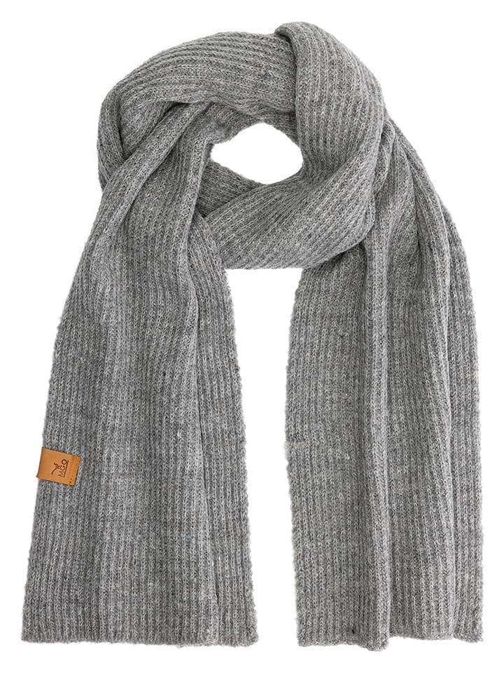 MGO leisure wear Schal "Hero" in Grau - (L)180 x (B)26 cm - onesize