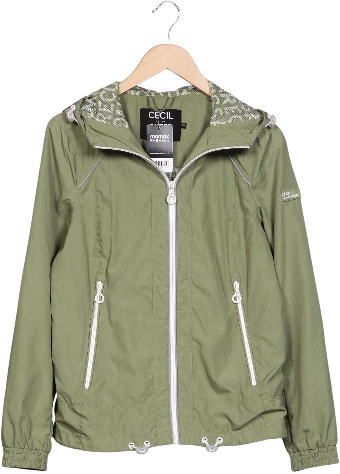Cecil Damen Jacke, Grün, Gr. XS, Synthetik - Second Hand
