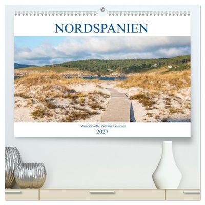 Nordspanien - Wundervolle Provinz Galicien (hochwertiger Premium Wandkalender 2027 DIN A2 quer), Kunstdruck in Hochglanz