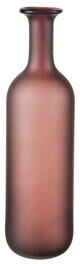 Atlas Lighting and Home Atlas Riven Matte Marsala Colored Glass Vase