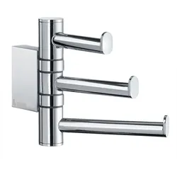 Smedbo Air Dreierhaken, schwenkbar, Accessoires, AK327, chrom