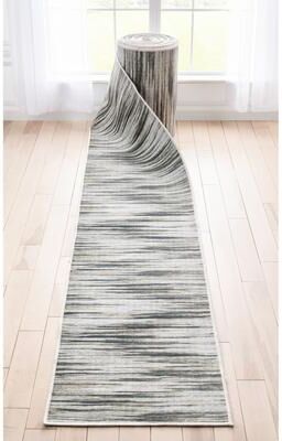 Well Woven Custom Size Runner Apollo Holden Modern Abstract Stripes Hallway Rug