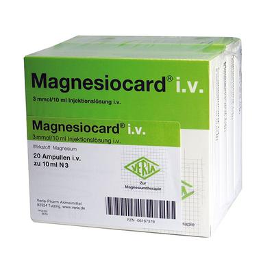 Magnesiocard i.v. Injektionslösung 20x10 ml