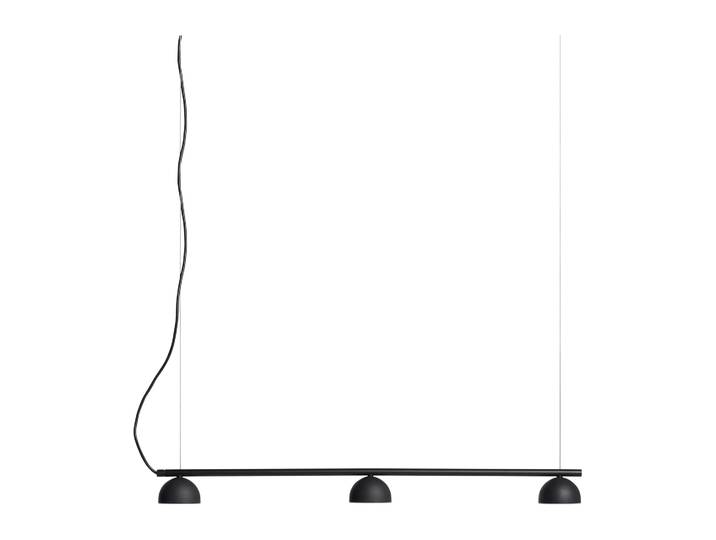 Northern Blush Rail 3 plafondlamp Zwart mat