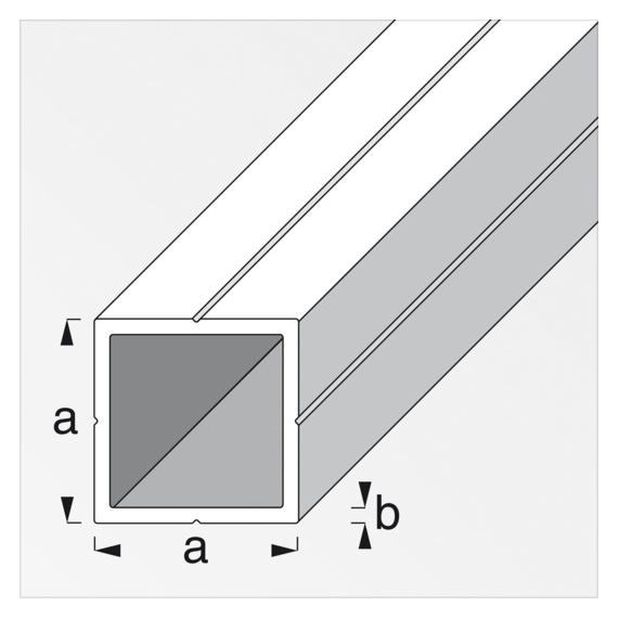 Alfer Quadratrohr (AL 25191)