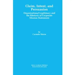Claim, Intent, and Persuasion, Fachbücher von Carmelo Mazza