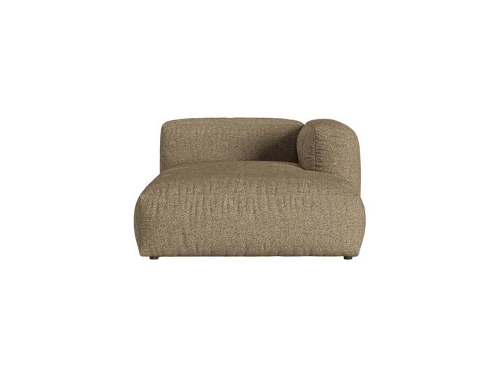 Modulares Design Chaiselongue „Martina“ Bouclé Cappuccino Micadoni