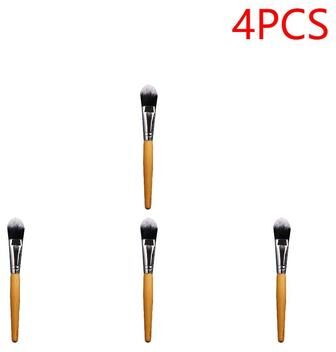 Uplift Treasures Bamboo Facial Mask Brush For Smooth And Even Application 4pcs
